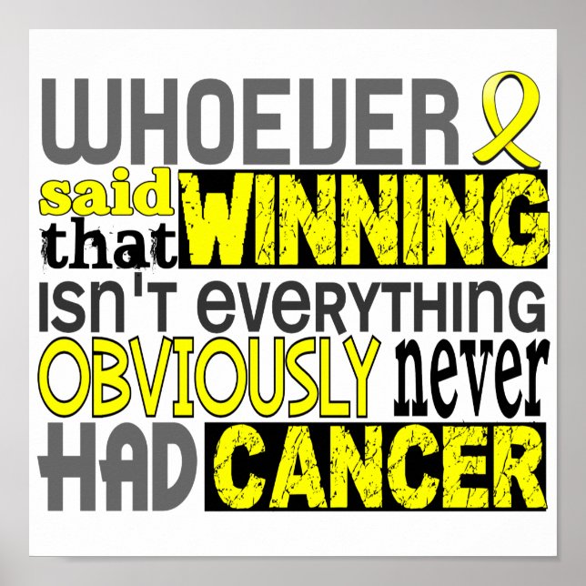 Whoever Said Sarcoma Poster (Front)