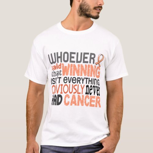 Whoever Said Uterine Cancer T_Shirt