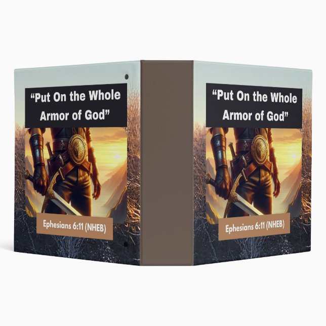 Whole Armor of God - 2" White Binder (Background)