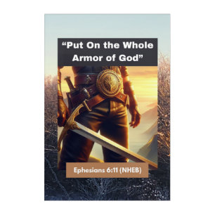 Whole Armor of God - Acrylic Wall Art