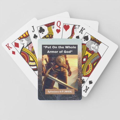 Whole Armor of God _ Classic Playing Cards