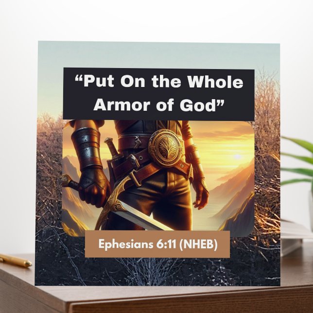 Whole Armor of God - Foam Boards (In Situ (Office))
