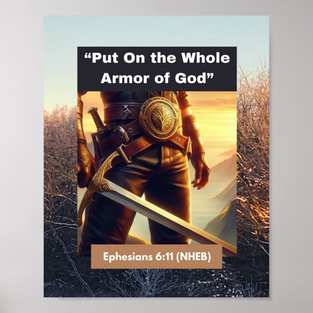 Whole Armor of God -  Poster Paper  (Front)