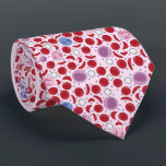 Whole Blood Cell Science Tie<br><div class="desc">This pattern features red blood cells, white blood cells, platelets, neutrophils, basophils, eosinophils, lymphocytes, and monocytes, giving you an equally adorable and scientifically accurate blood panel. This is perfect for a new biology graduate, medical student, phlebotomist, nurse, or physician of any specialty, and will brighten the day of all who...</div>
