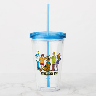 Whole Gang 12 Mystery Inc Acrylic Tumbler