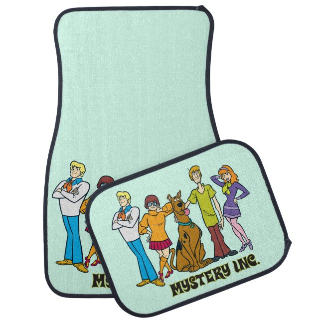 Whole Gang 12 Mystery Inc Car Floor Mat (Set)