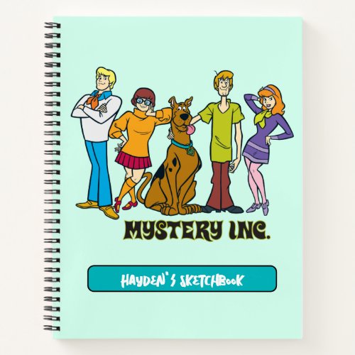 Whole Gang 12 Mystery Inc Drawing Notebook