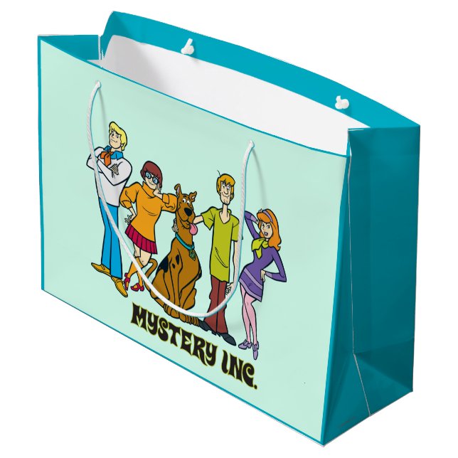 Whole Gang 12 Mystery Inc Large Gift Bag (Back Angled)
