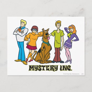 Whole Gang 12 Mystery Inc Postcard by scoobydoo at Zazzle
