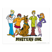 Whole Gang 12 Mystery Inc Postcard