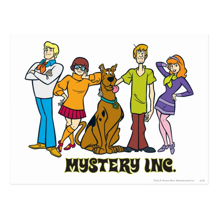 Whole Gang 12 Mystery Inc Postcards