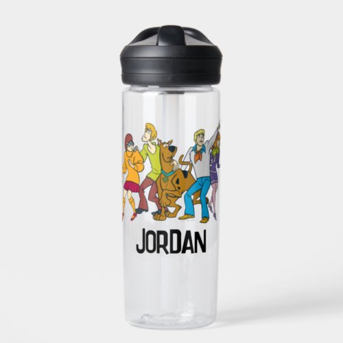 Whole Gang 13 Mystery Inc  Add Your Name Water Bottle