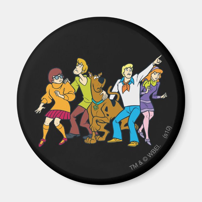 Whole Gang 13 Mystery Inc Magnet (Front)