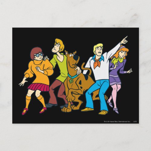 Whole Gang 13 Mystery Inc Postcard