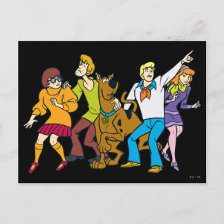 Whole Gang 13 Mystery Inc Postcard