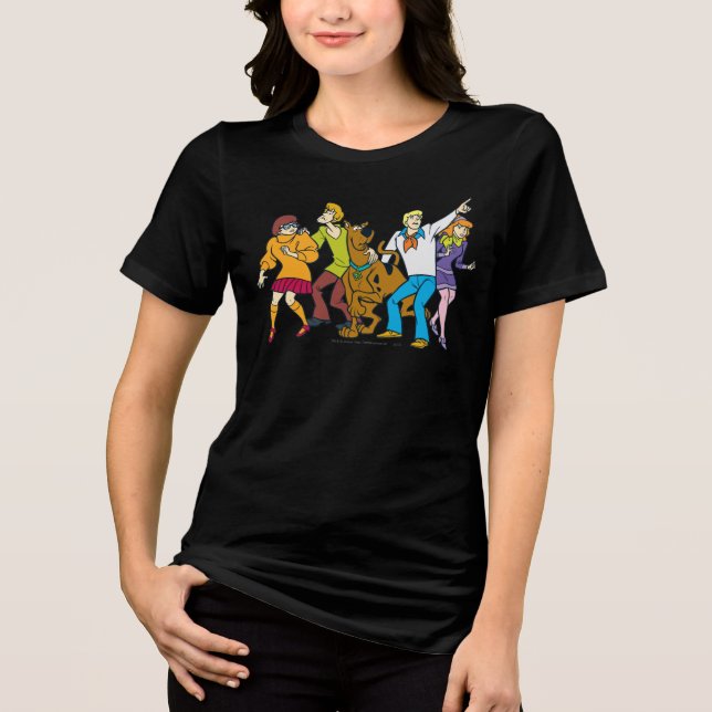 Whole Gang 13 Mystery Inc Tri-Blend Shirt (Front)