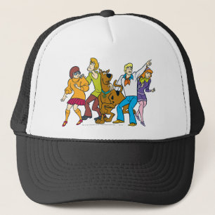 Whole Gang 13 Mystery Inc Trucker Hat