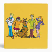 Whole Gang 14 Mystery Inc 3 Ring Binder (Front)