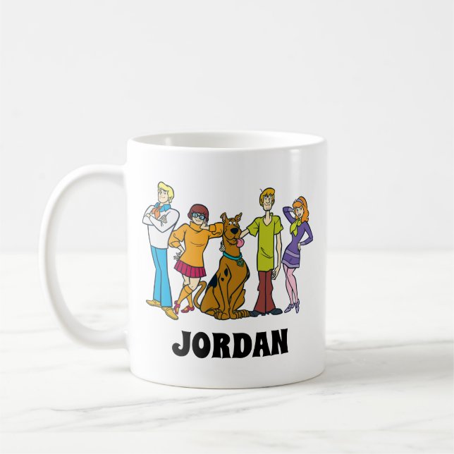 Whole Gang 14 Mystery Inc | Add Your Name Coffee Mug (Left)