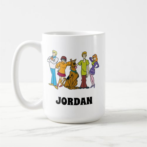 Whole Gang 14 Mystery Inc  Add Your Name Coffee Mug