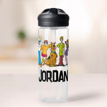 Whole Gang 14 Mystery Inc | Add Your Name Water Bottle by scoobydoo at Zazzle