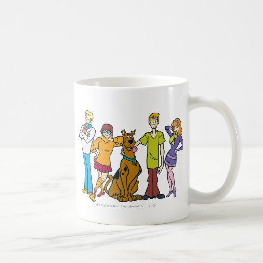 Whole Gang 14 Mystery Inc Coffee Mug Zazzle Whole Gang 14 Mystery Inc Coffee Mug
