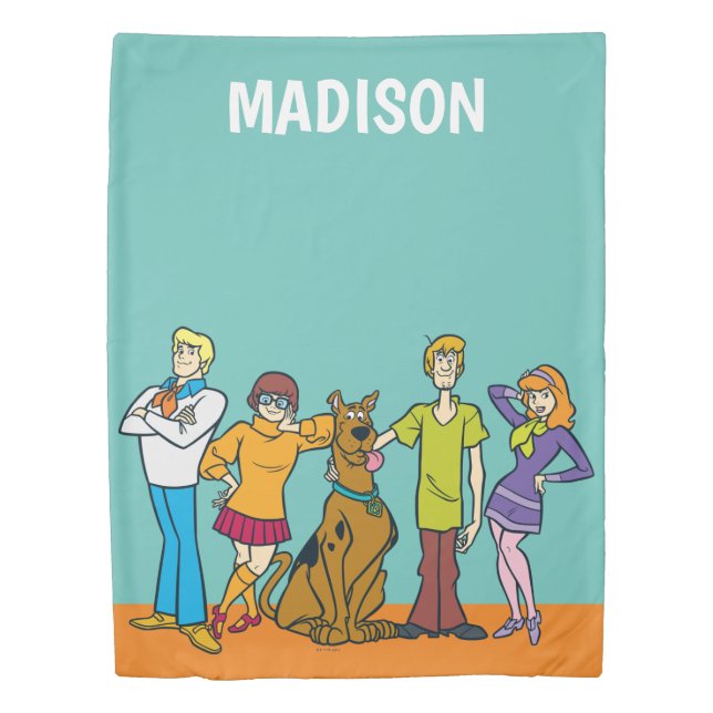 Whole Gang 14 Mystery Inc Duvet Cover (Front)