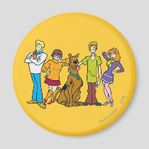 Whole Gang 14 Mystery Inc Magnet