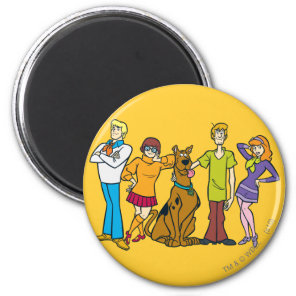 Whole Gang 14 Mystery Inc Magnet