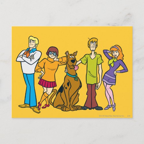 Whole Gang 14 Mystery Inc Postcard