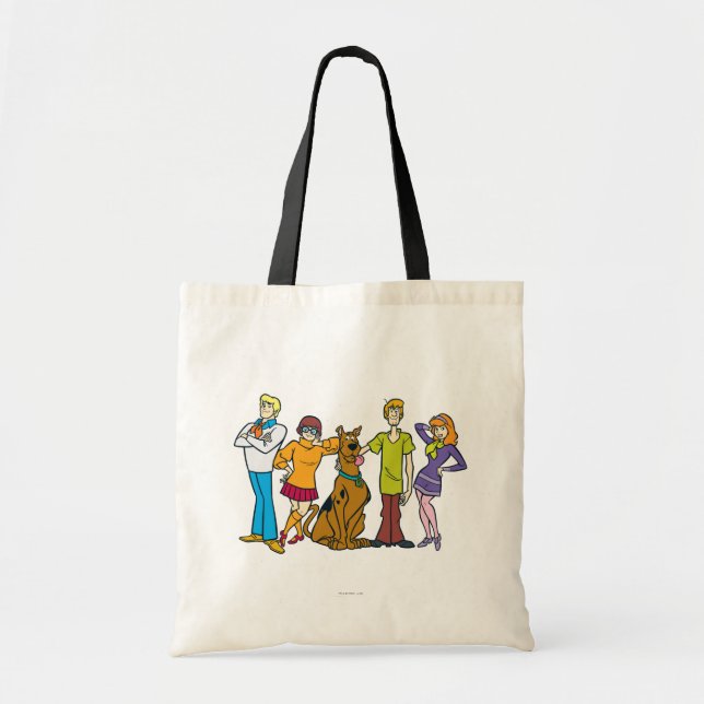 Whole Gang 14 Mystery Inc Tote Bag (Front)