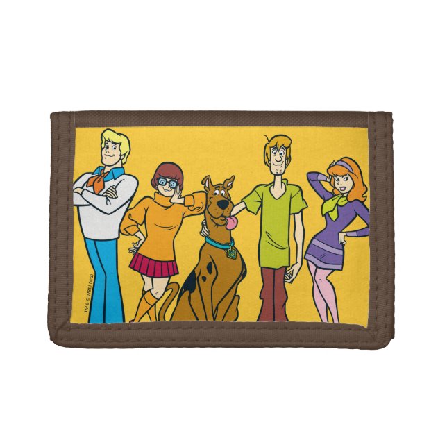 Whole Gang 14 Mystery Inc Trifold Wallet (Front)