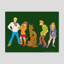 Whole Gang 15 Mystery Inc Postcard