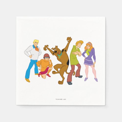 Whole Gang 16 Mystery Inc Paper Napkins