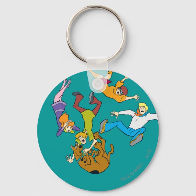Whole Gang 17 Mystery Inc Keychain (Front)