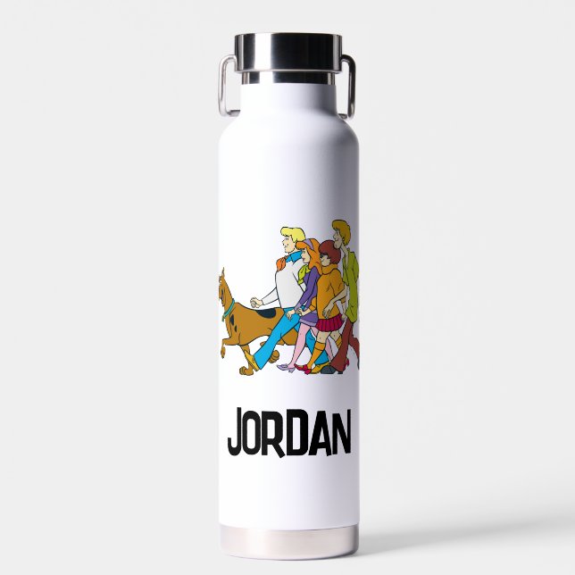Whole Gang 18 Mystery Inc | Add Your Name Water Bottle (Front)