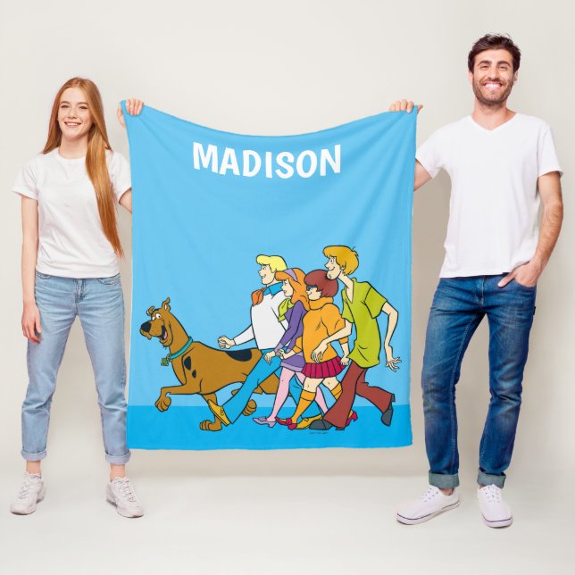 Whole Gang 18 Mystery Inc Fleece Blanket (In Situ)