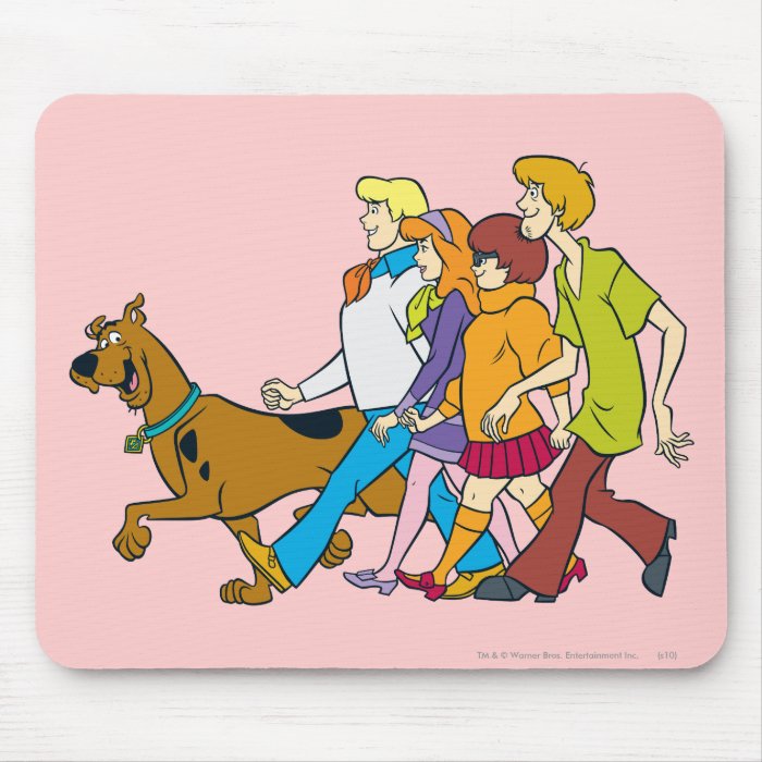 Whole Gang 18 Mystery Inc Mouse Pad