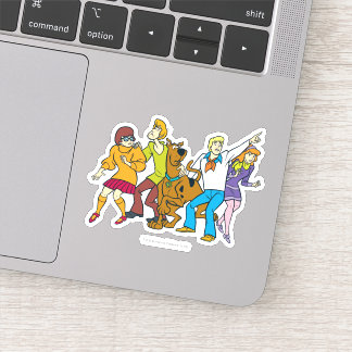 Whole Gang Lookout Mystery Inc Sticker