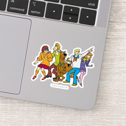 Whole Gang Lookout Mystery Inc Sticker