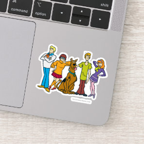 Whole Gang Pose Mystery Inc Sticker