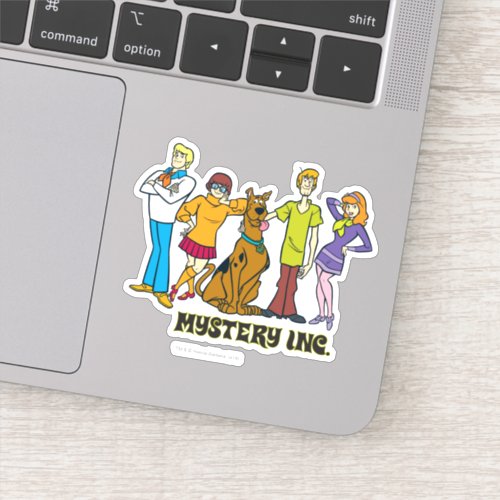 Whole Gang Standing Mystery Inc Sticker