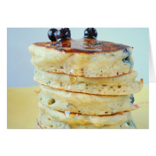 Whole Grain Blueberry-Ricotta Panc... - Customized Cards (Front Horizontal)