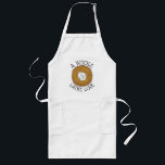 Whole Latke (Lotta) Love Potato Pancakes Hanukkah Long Apron<br><div class="desc">Design features an original marker illustration of a delicious latke potato pancake topped with sour cream. A Jewish deli classic. Ideal for Hanukkah, or for your favorite foodie! This latkes foodie design is also available on other products. Don't see what you're looking for? Need help with customization? Contact Rebecca to...</div>