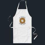 Whole Latke (Lotta) Love Potato Pancakes Hanukkah Long Apron<br><div class="desc">Design features an original marker illustration of a delicious latke potato pancake topped with sour cream. A Jewish deli classic. Ideal for Hanukkah, or for your favorite foodie! This latkes foodie design is also available on other products. Don't see what you're looking for? Need help with customization? Contact Rebecca to...</div>