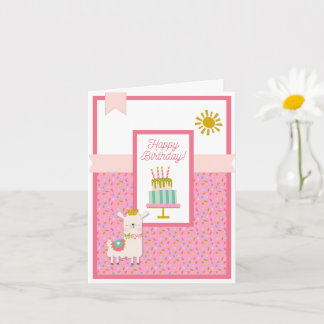 Whole Llama Fun Happy Birthday Card