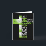 Whole Lot Of Jesus Golf Golfing Sport Lover Christ Card<br><div class="desc">Whole Lot Of Jesus Golf Golfing Sport Lover Christian Golfer</div>