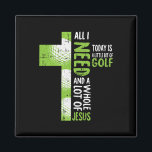 Whole Lot Of Jesus Golf Golfing Sport Lover Christ Magnet<br><div class="desc">Whole Lot Of Jesus Golf Golfing Sport Lover Christian Golfer</div>