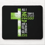 Whole Lot Of Jesus Golf Golfing Sport Lover Christ Mouse Pad<br><div class="desc">Whole Lot Of Jesus Golf Golfing Sport Lover Christian Golfer</div>