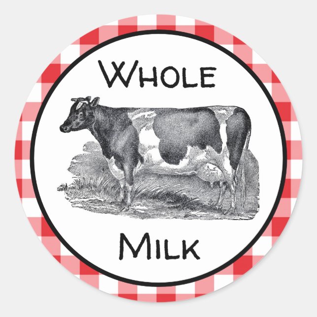 Whole Milk Label (Front)